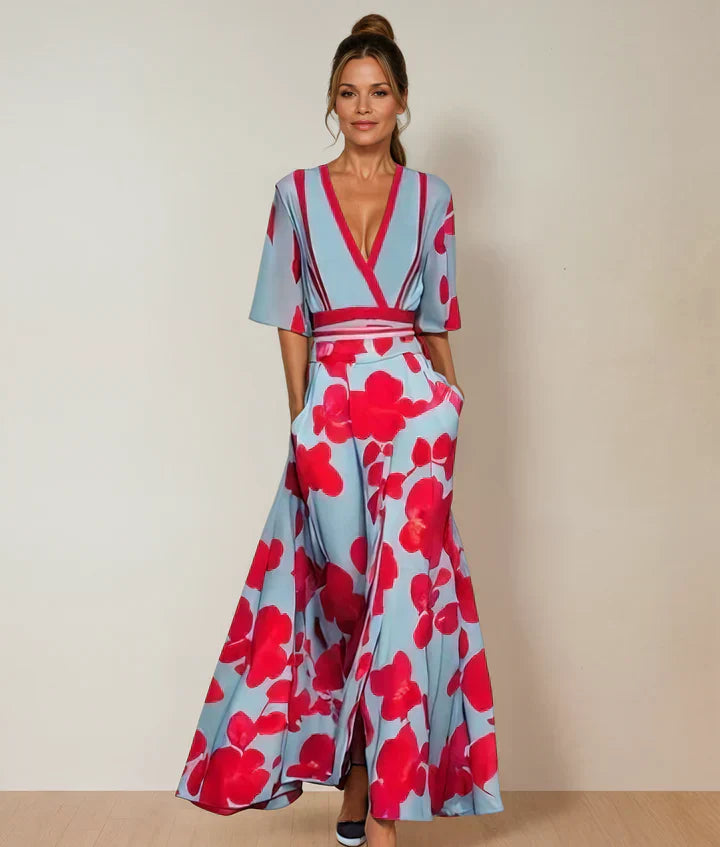 Andrina - Vestido con Mangas Elegantes