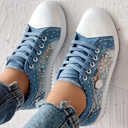 Elettra - Zapatillas florales ligeras