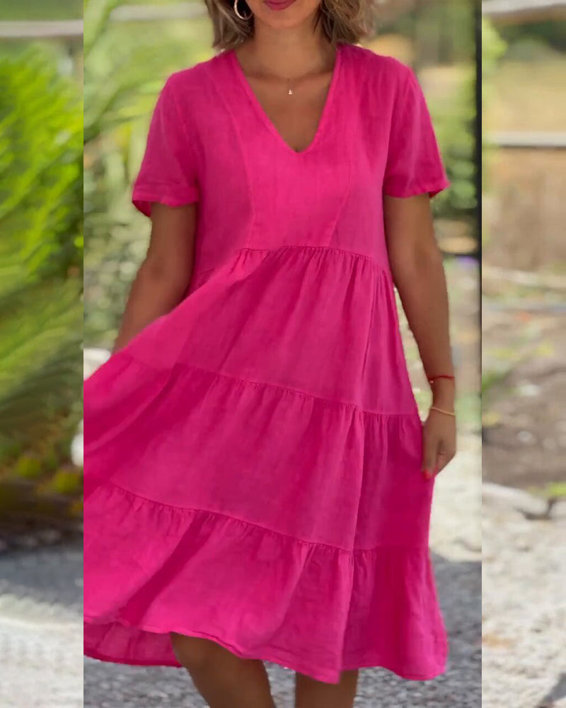 Samantha | Vestido Vuelto con Bolsillos