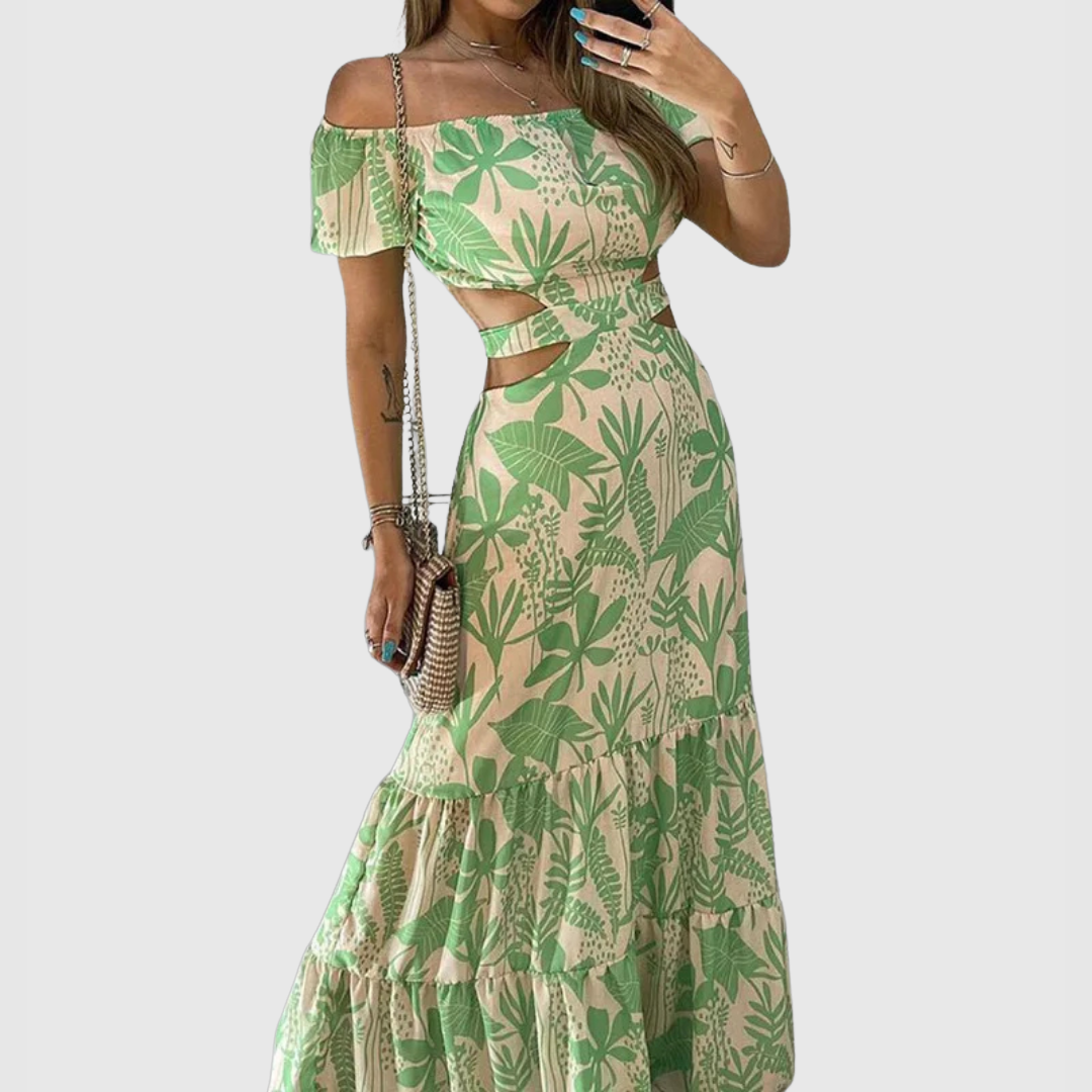 Arden - Vestido Midi de Corte Irregular Elegante