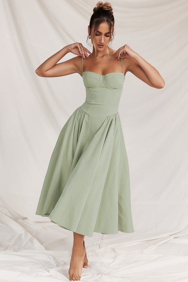 Elara | Vestido de Sol con Corsé Elegante