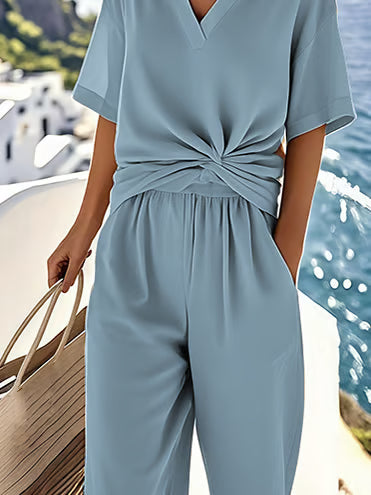Conjunto Elegante de Lino