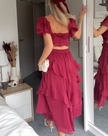 Elisa | Vestido con Volantes