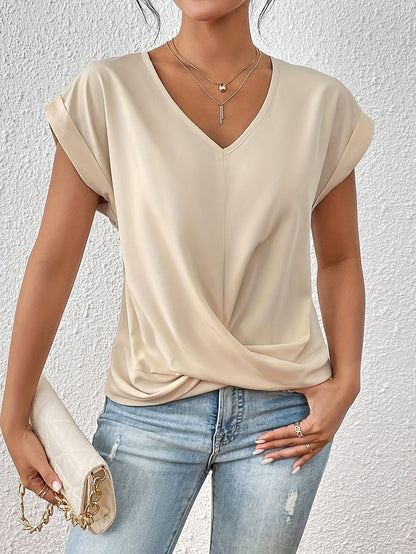 Kathrina | Top con Escote en V y Twist