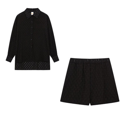 Elizabeth - Conjunto de Camisa y Pantalones Cortos Frescos