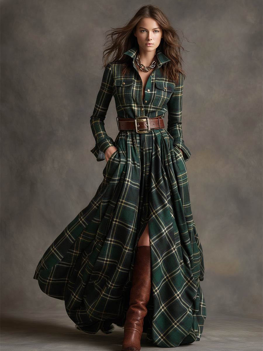 Evelyn | Vestido Camisa Clásico Elegante
