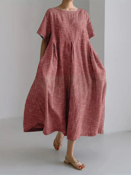 Bianca™ | Vestido Largo Casual con Corte Cómodo y Estilo Retro