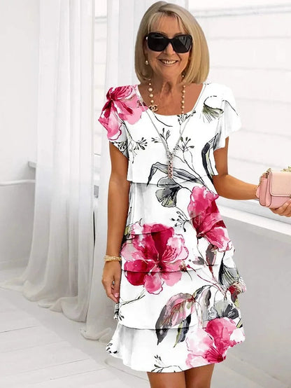 Jasara - Vestido Maxi Cascada Floral Boho