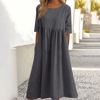 Caitlin | Vestido Hecho a Mano con Cubierta para el Vientre