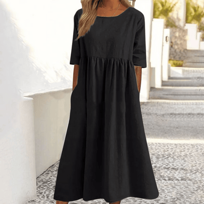 Caitlin | Vestido Hecho a Mano con Cubierta para el Vientre