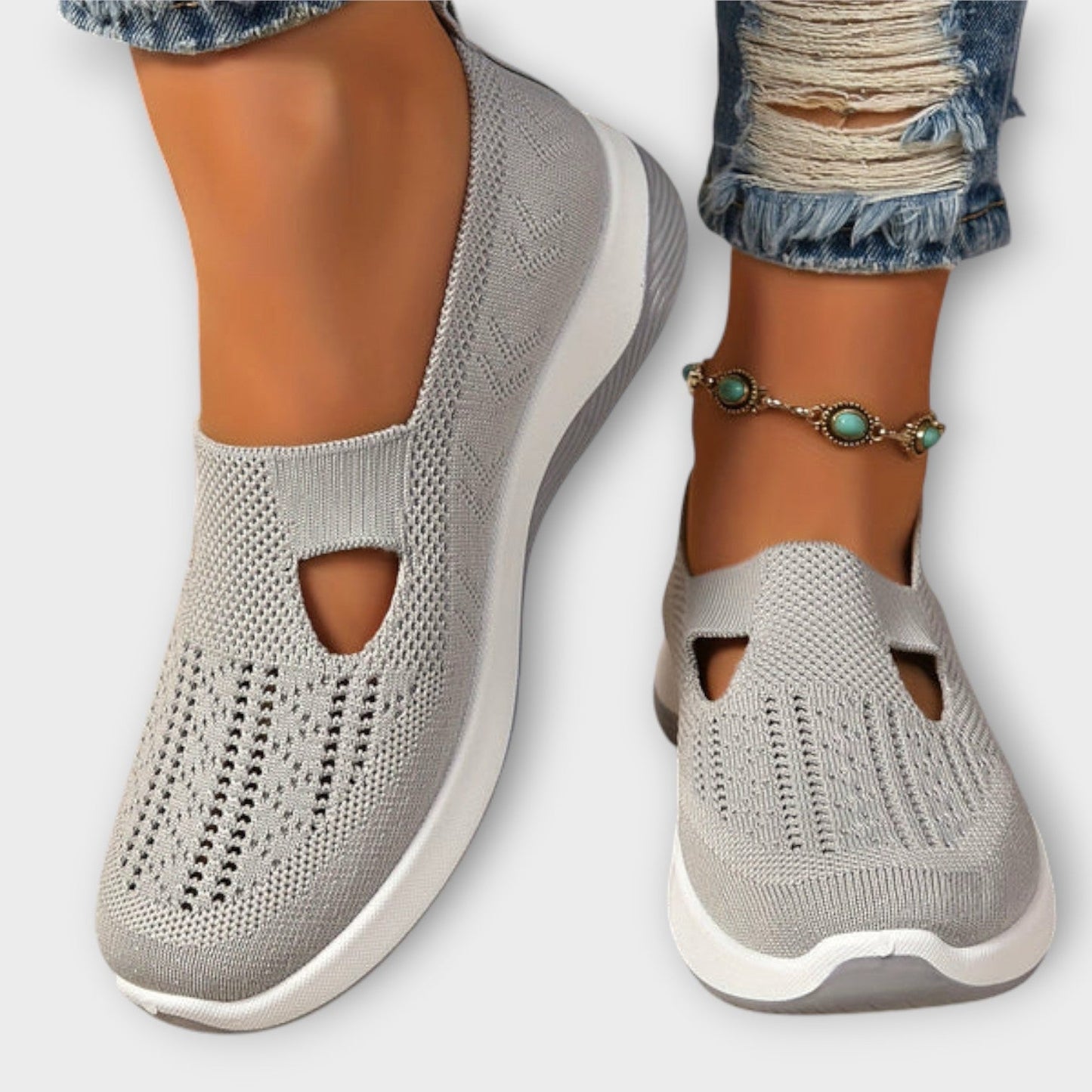 Zapatos de Paseo Slip-On de Punto Confort