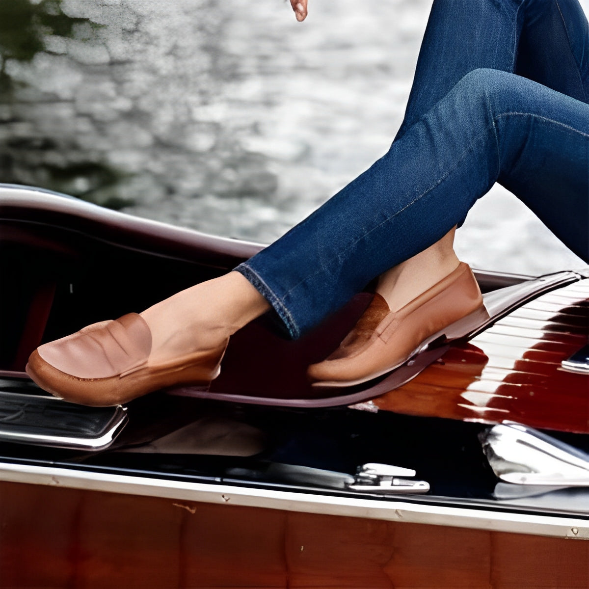 Tiffanie - Zapatillas planas casuales para mujer