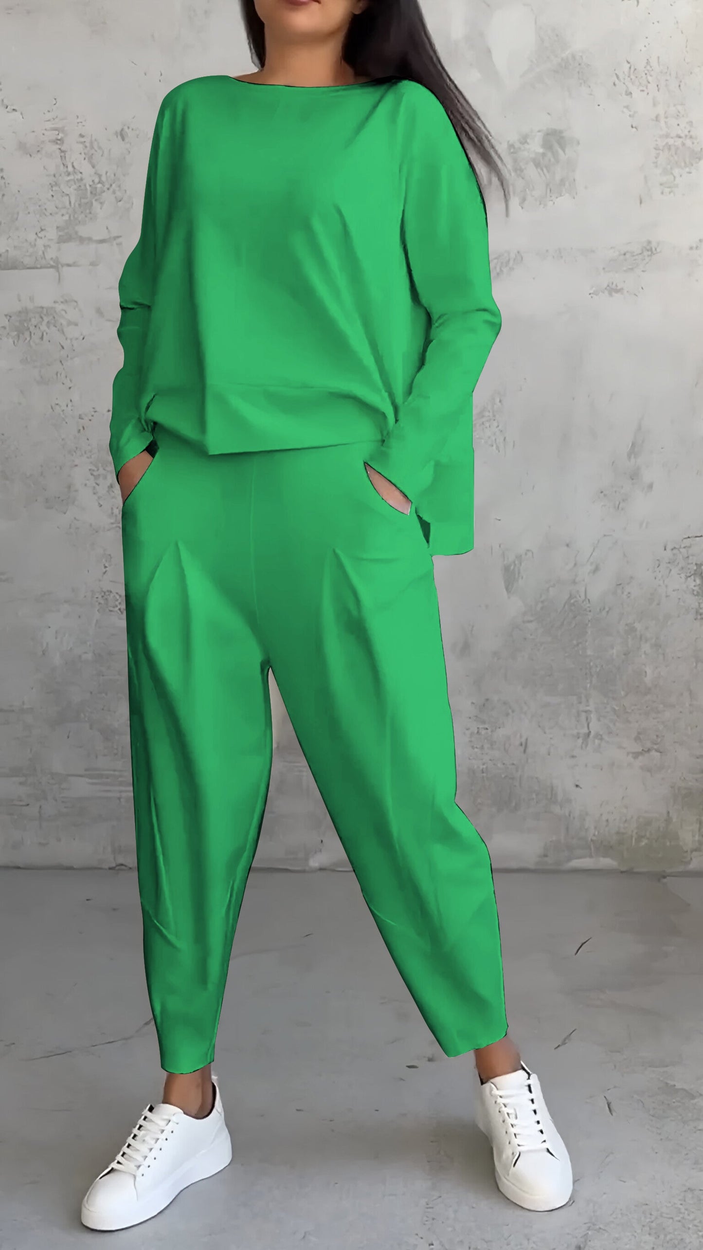 RUE – CONJUNTO COMPLETO MINIMALISTA RELAJADO EN DOS PIEZAS