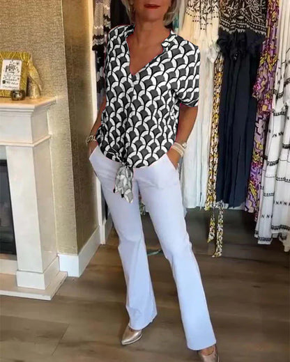 BLUSA ESTAMPADA ELEGANTE SOLVEIG