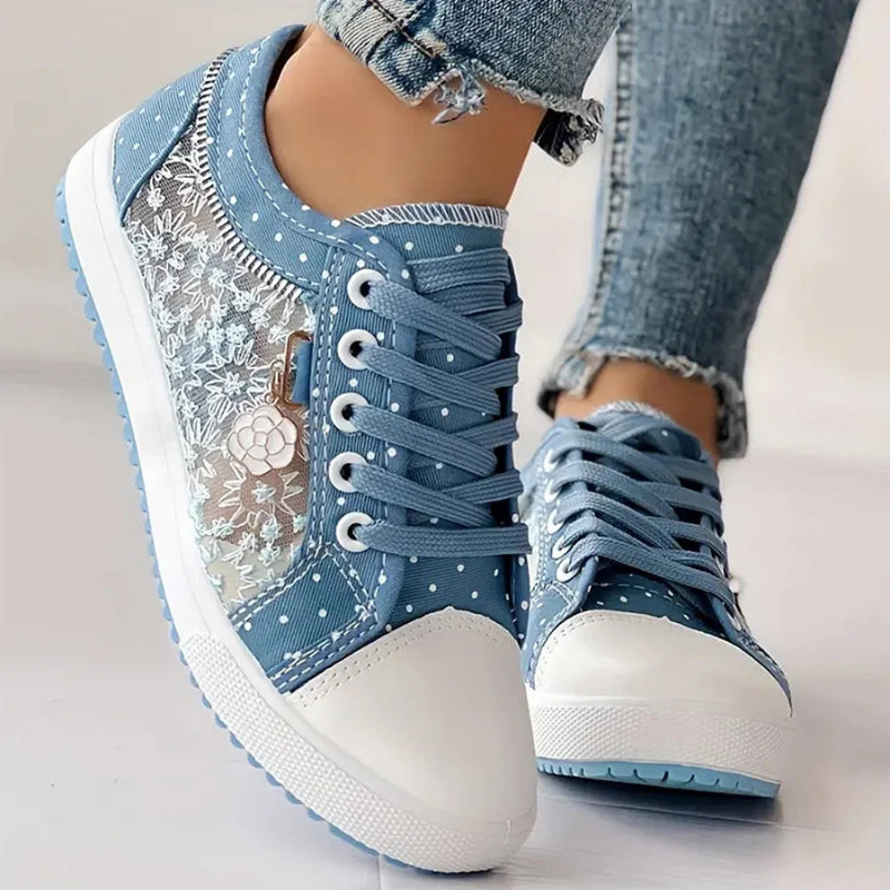 Elettra - Zapatillas floreales ligeras