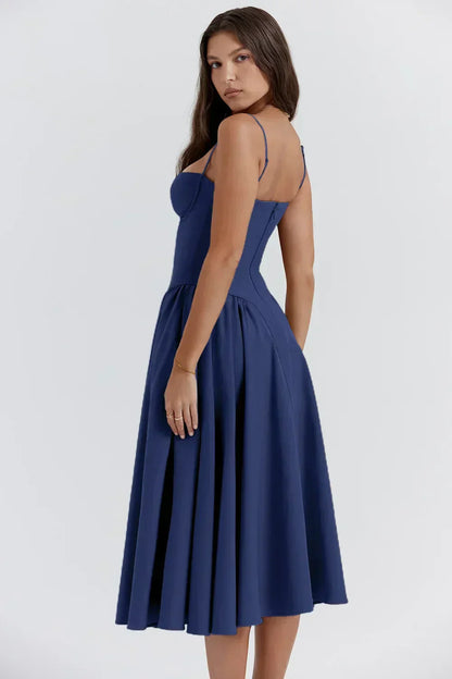 Elara | Vestido de Verano Corsé Elegante