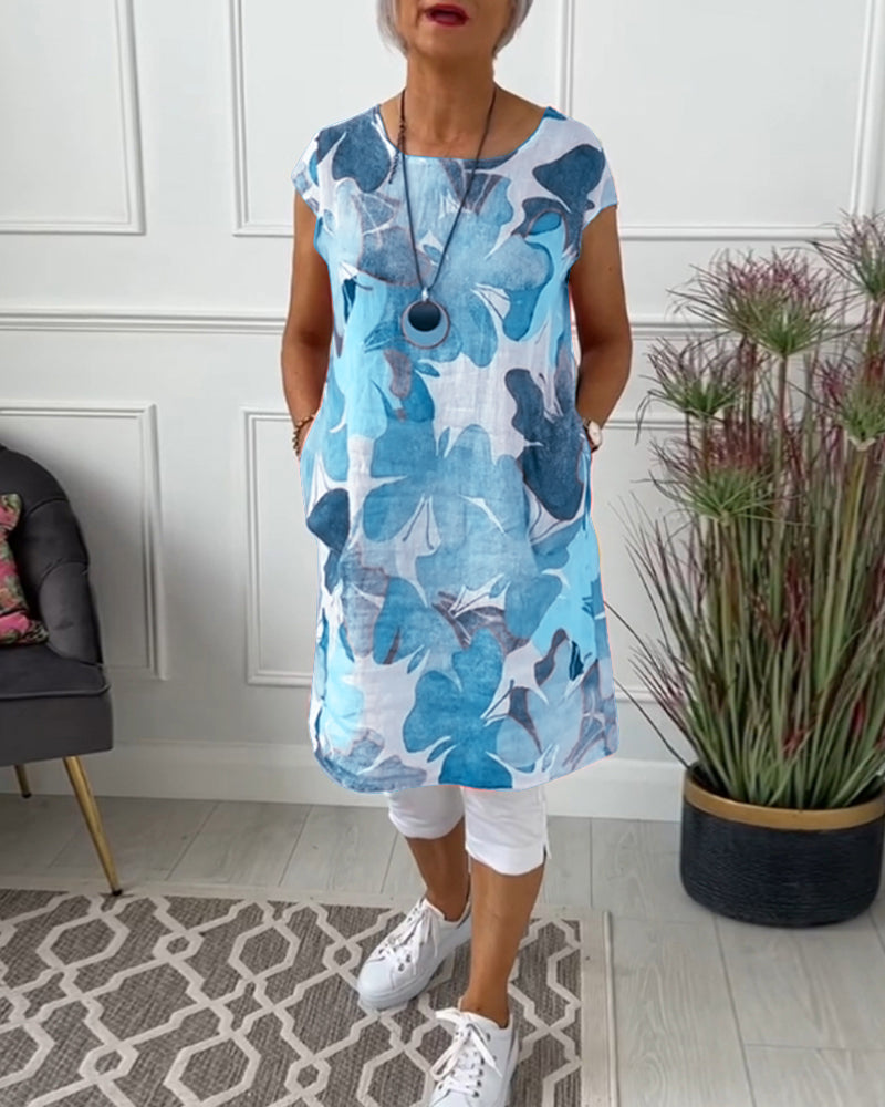 Vestido Floral Ingrid - Elegancia Informal y Comodidad Diaria