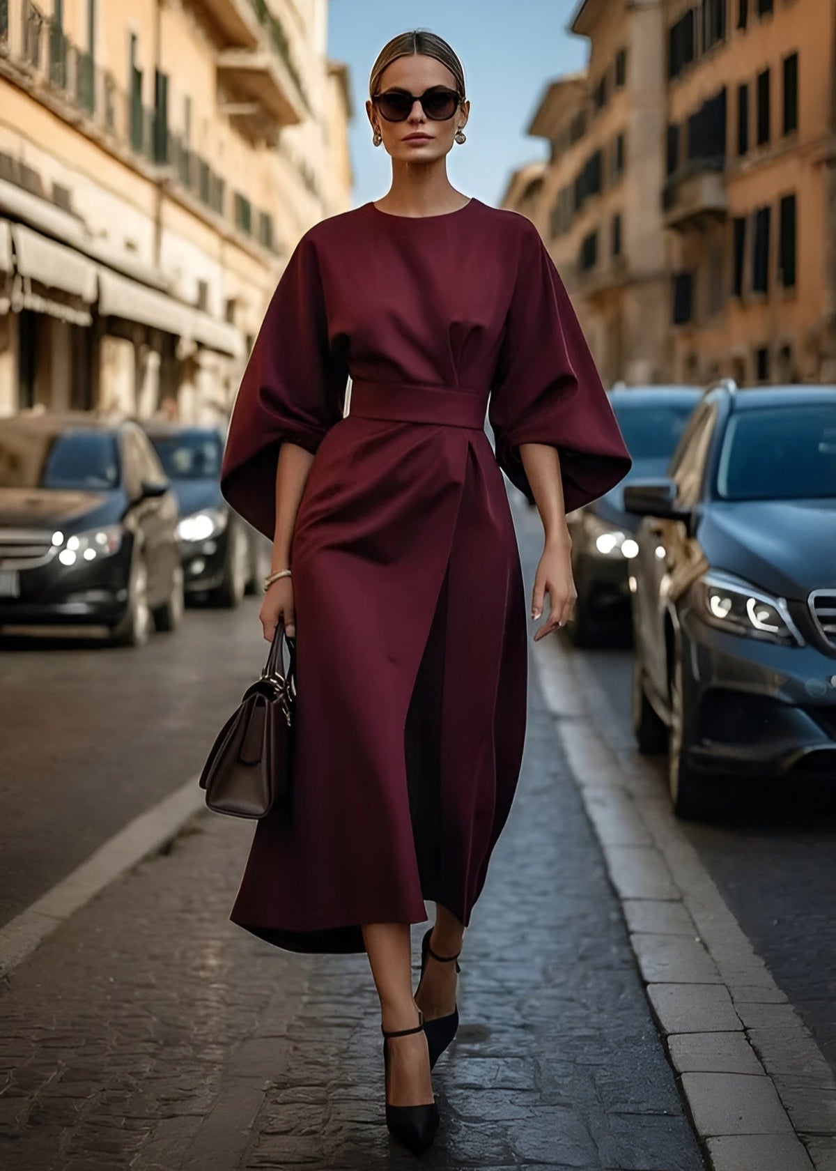 Madison - Vestido Elegante con Mangas