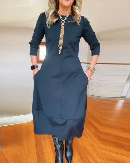 Sophia™ - Vestido Elegante con Detalles Hechos a Mano