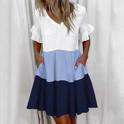 Aliah™ - Vestido con Encanto a Rayas