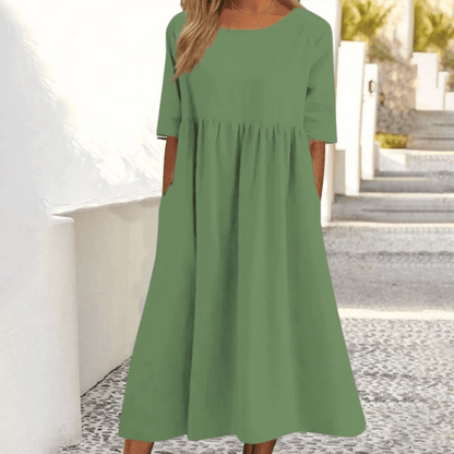 Caitlin | Vestido Hecho a Mano con Cubierta para el Abdomen