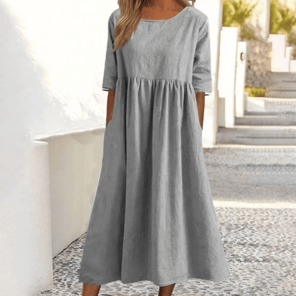 Caitlin | Vestido Hecho a Mano con Cubierta para el Abdomen