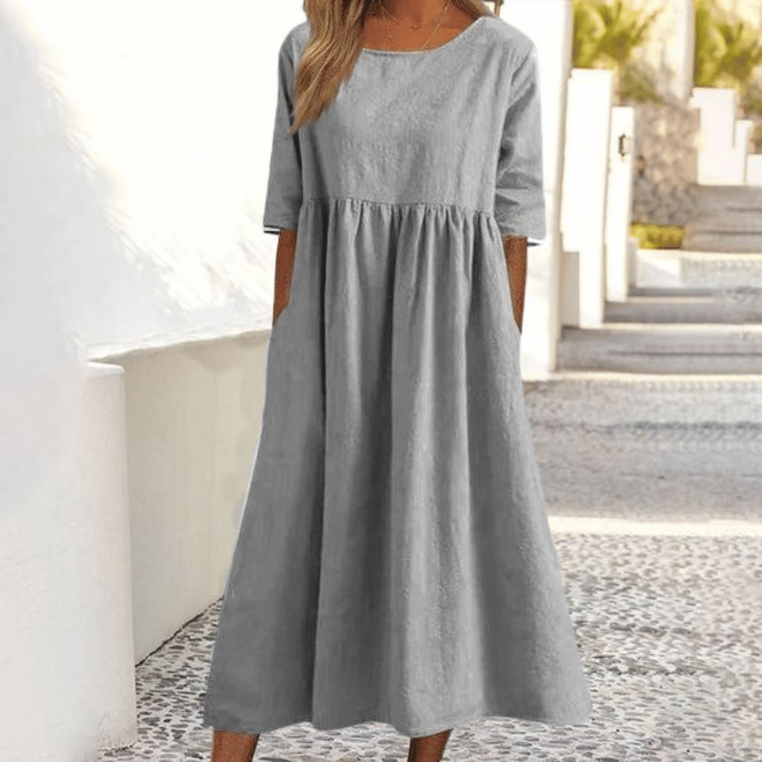 Caitlin | Vestido Hecho a Mano con Cubierta para el Vientre