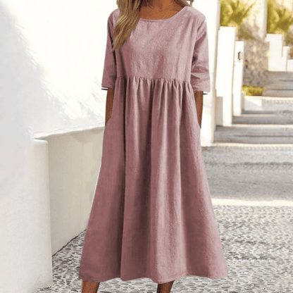 Caitlin | Vestido Hecho a Mano con Cubierta para el Vientre