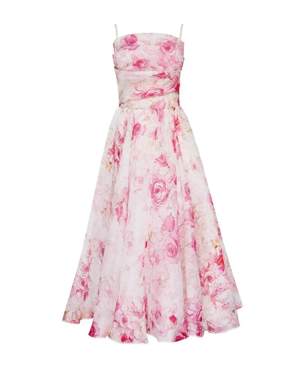 Emilia - Elegante Vestido Sin Mangas Impreso