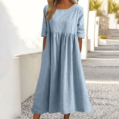 Caitlin | Vestido Hecho a Mano con Cubierta para el Abdomen