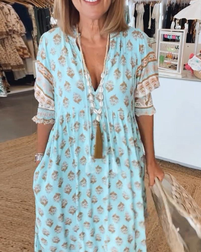 Haley™ | Vestido Casual con Estampado