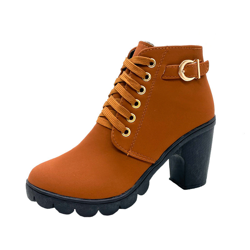Botas con Tacón Chunky para Mujer
