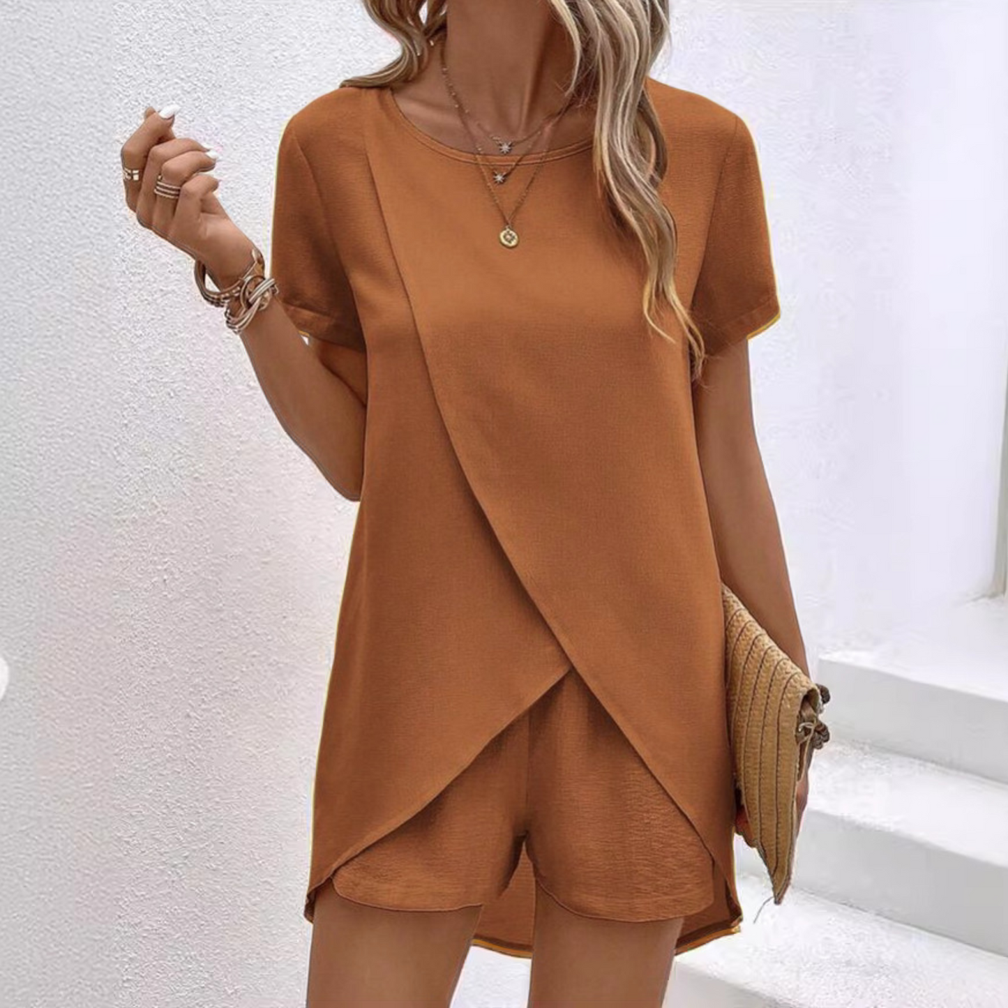 Courtney - Conjunto de Lounge Elegante de Verano
