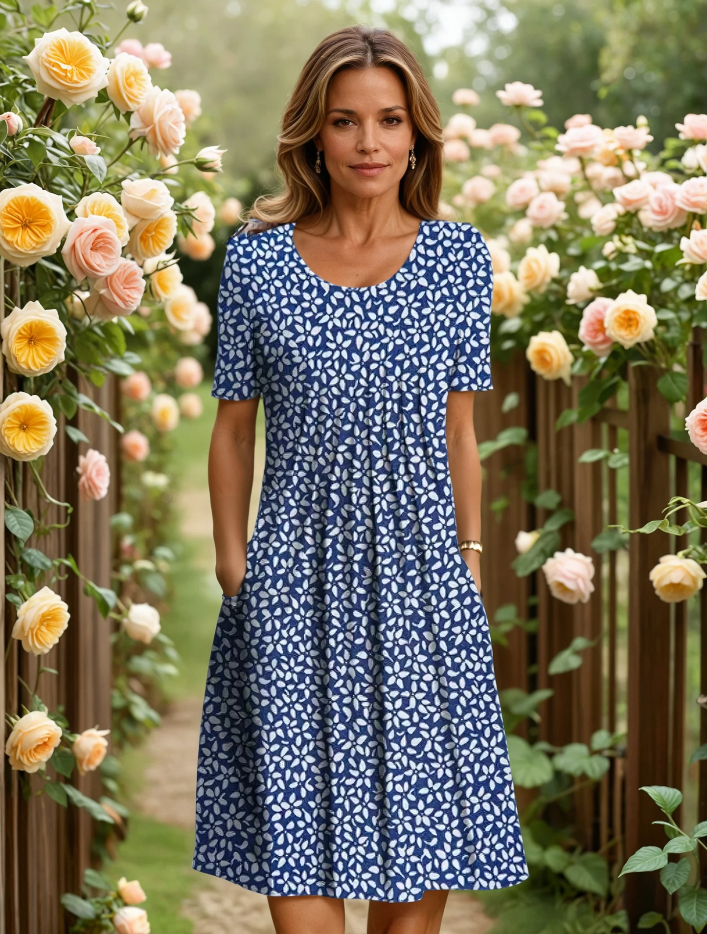 MARGA | VESTIDO ELEGANTE CON COBERTURA PARA EL VIENTRE