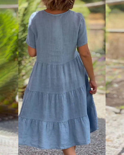 Samantha | Vestido Vuelto con Bolsillos