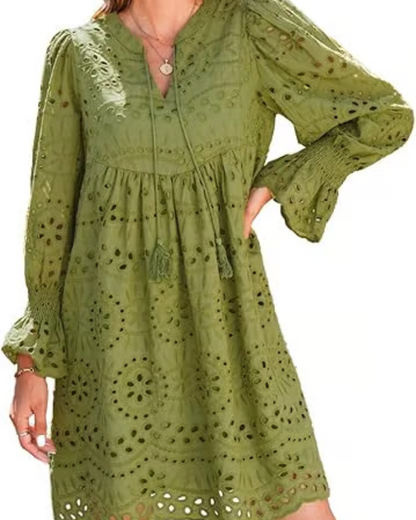 Paisley - Elegante vestido midi con recortes