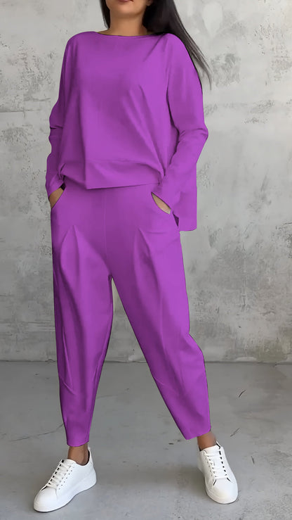RUE – CONJUNTO COMPLETO MINIMALISTA RELAJADO EN DOS PIEZAS