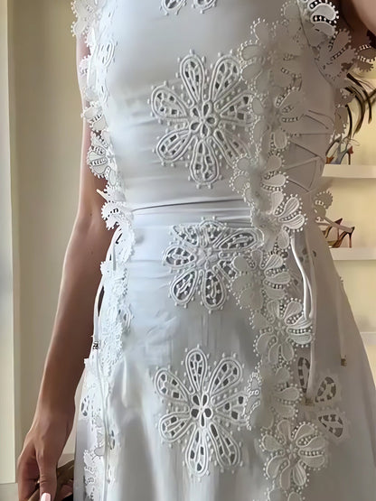 ELENA – VESTIDO MAXI BORDADO SUSURRO DEL JARDÍN