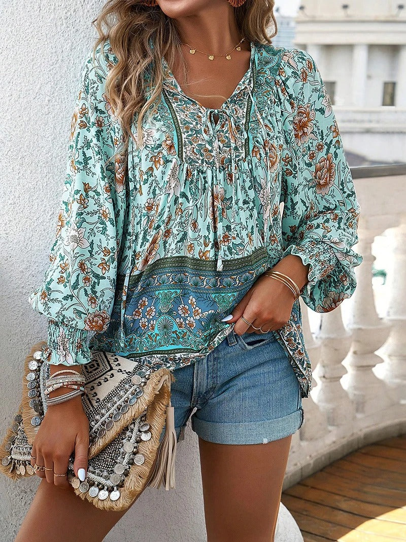 Helena™ - Top Floral de Verano