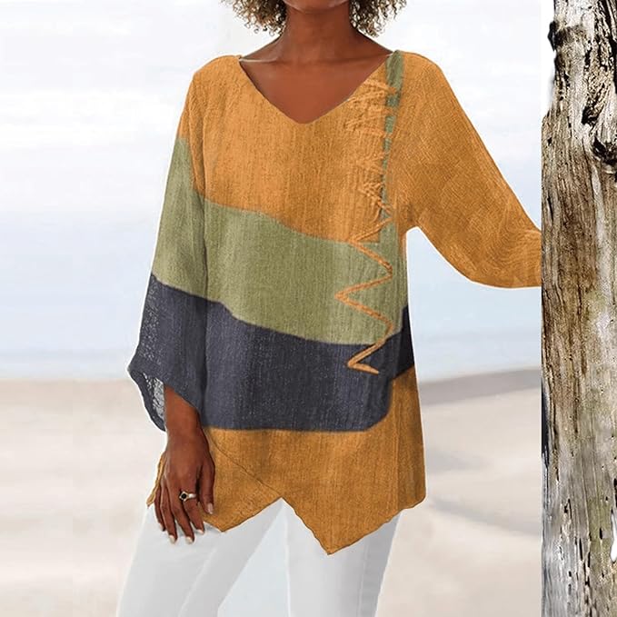 Lina™ - Blusa de Manga Larga Cómoda para el Día a Día