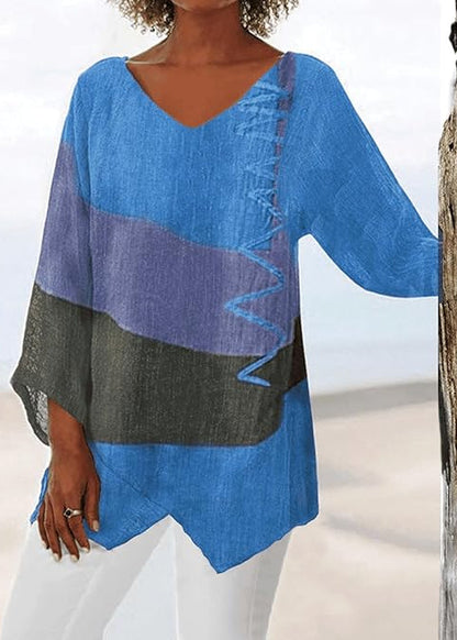 Ella - Blusa de Manga Larga Cómoda para el Día a Día
