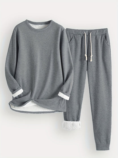 RILEY – CONJUNTO DE LOUNGE DE FELPA CON FORRO