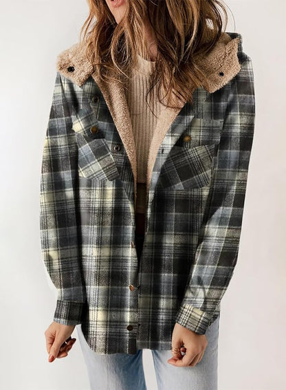 Chaqueta de Franela a Cuadros Elvessa