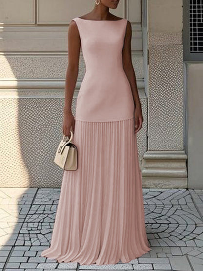 JULIET – VESTIDO MAXI SIN MANGAS DE ELEGANCIA INTEMporal