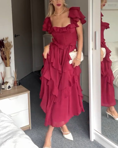 Elisa | Vestido con Volantes