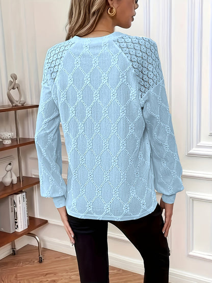 Ivy – Blusa con Detalle de Botones de Ojal