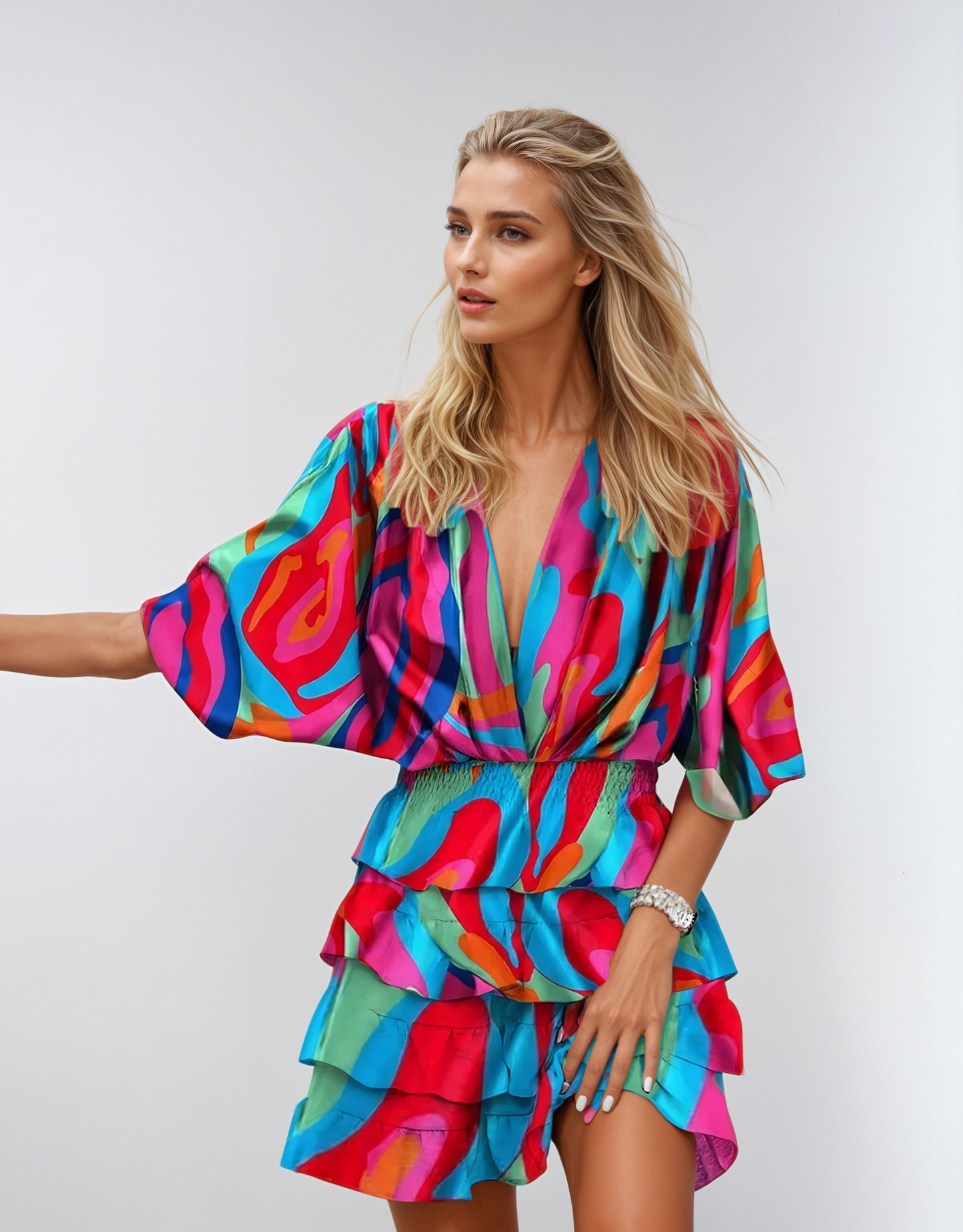 Soraya - Vestido Floral Elegante