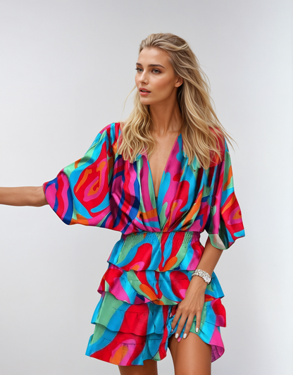 Soraya - Vestido Floral Elegante