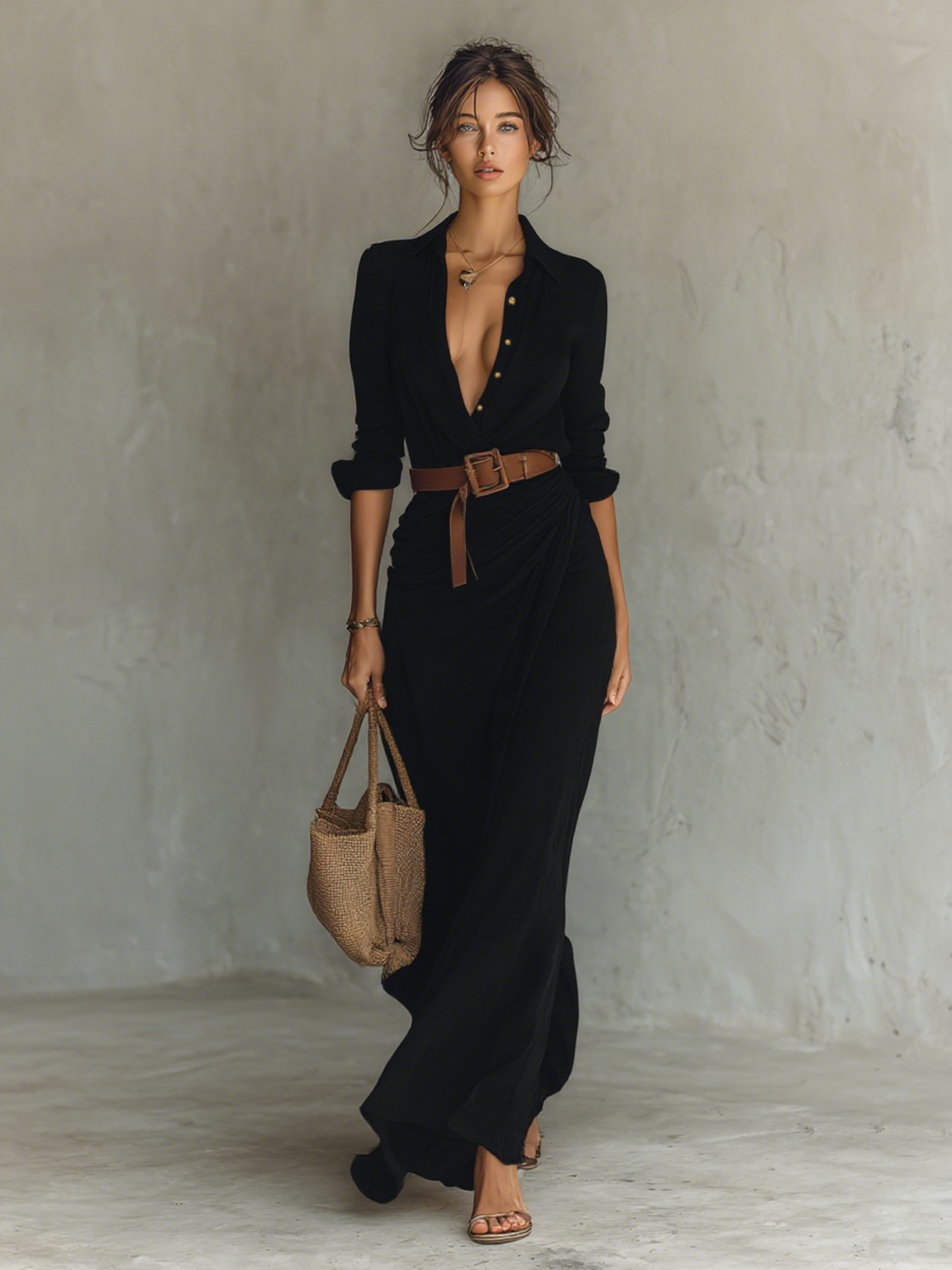 APHRODITE - EL VESTIDO MAXI DE SEDA ENCANTADA