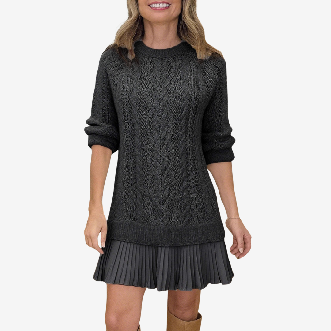 Gaëlle™ | Vestido Suéter Único